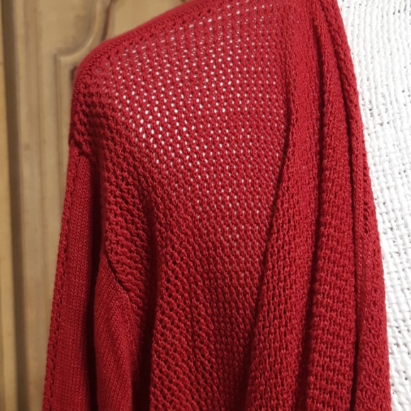 Woman Open front Cardigan knit Sweater - Picture 8 of 13